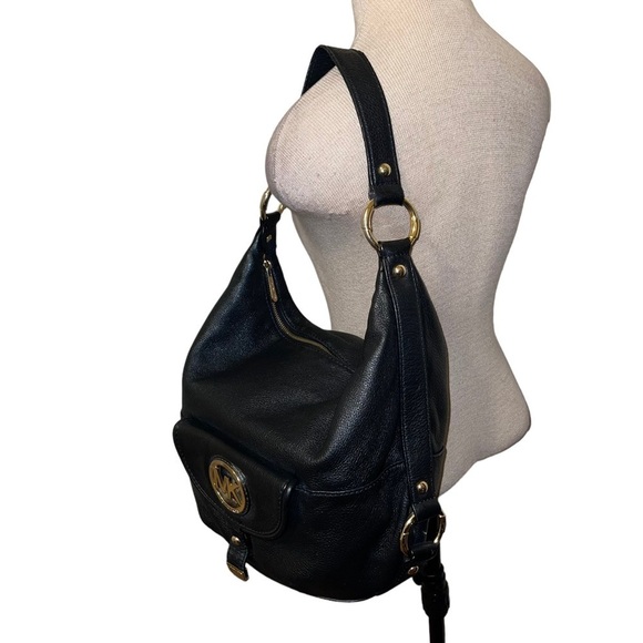 Michael Kors Fulton Leather Shoulder Bag - Picture 3 of 6